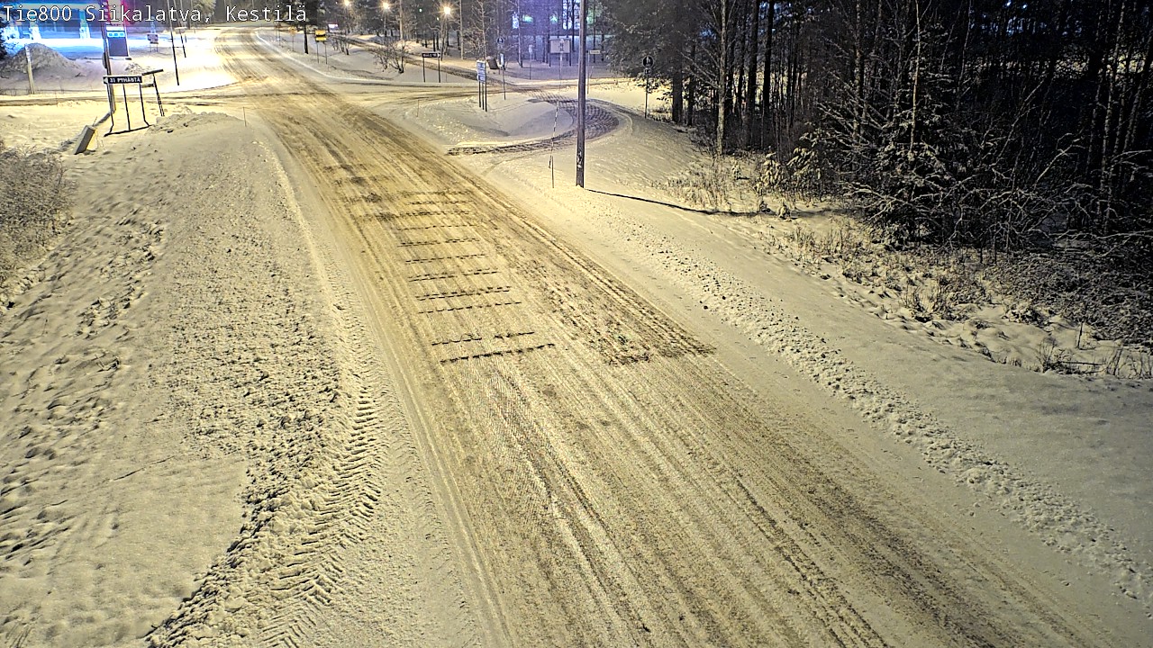 Weather Camera Image Väg 800 Siikalatva Kestilä, Siikalatva, Pohjois-Pohjanmaa
