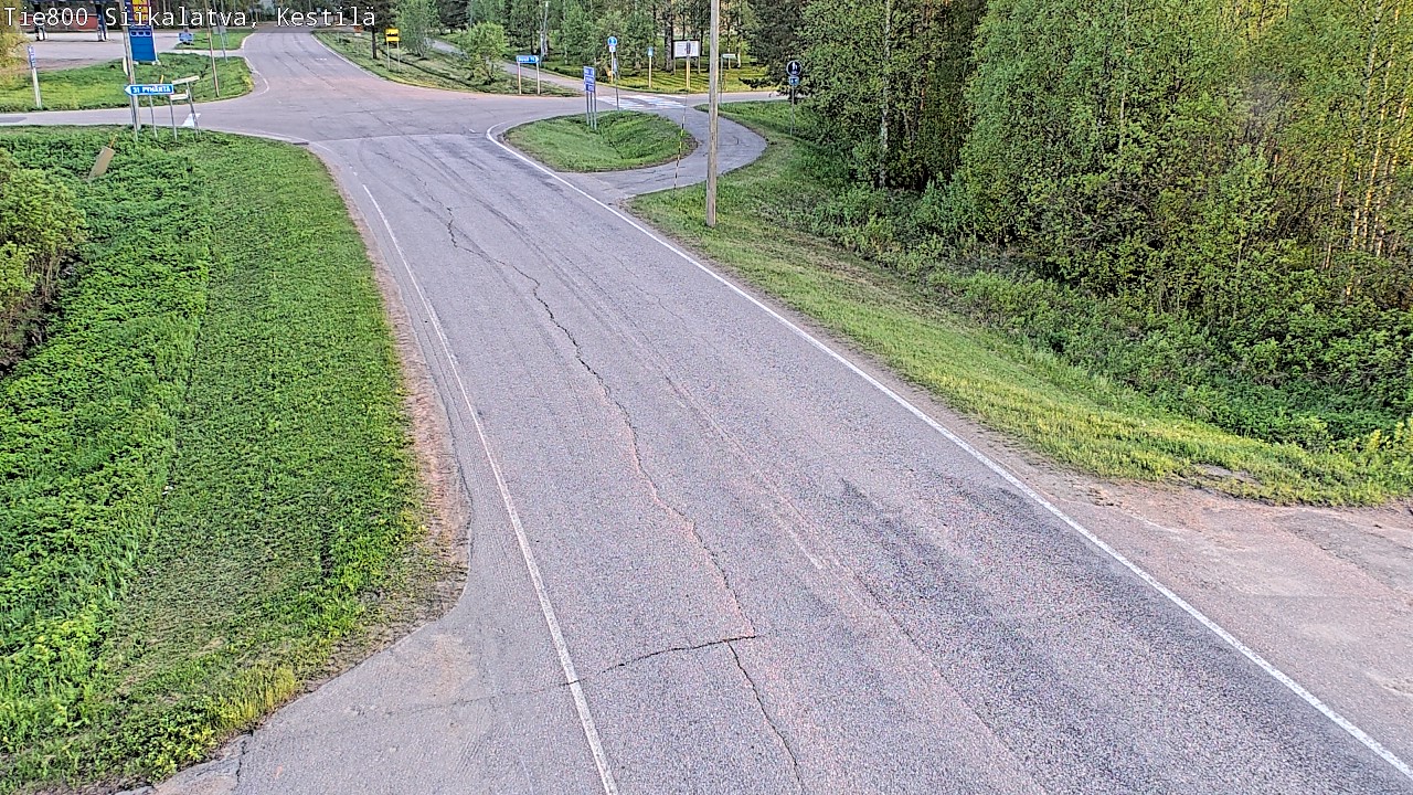 Weather Camera Image Road 800 Siikalatva Kestilä, Siikalatva, Pohjois-Pohjanmaa