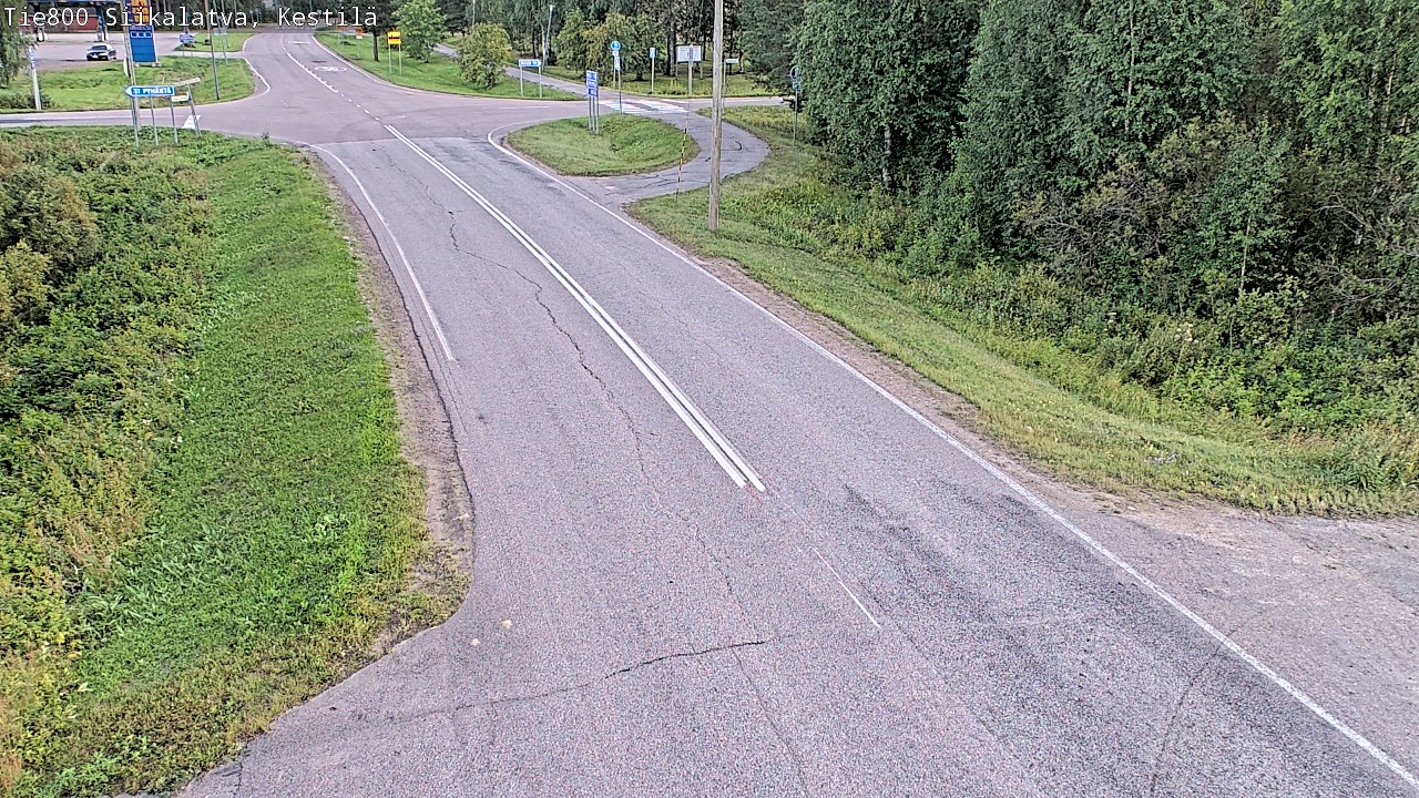 Weather Camera Image Väg 800 Siikalatva Kestilä, Siikalatva, Pohjois-Pohjanmaa
