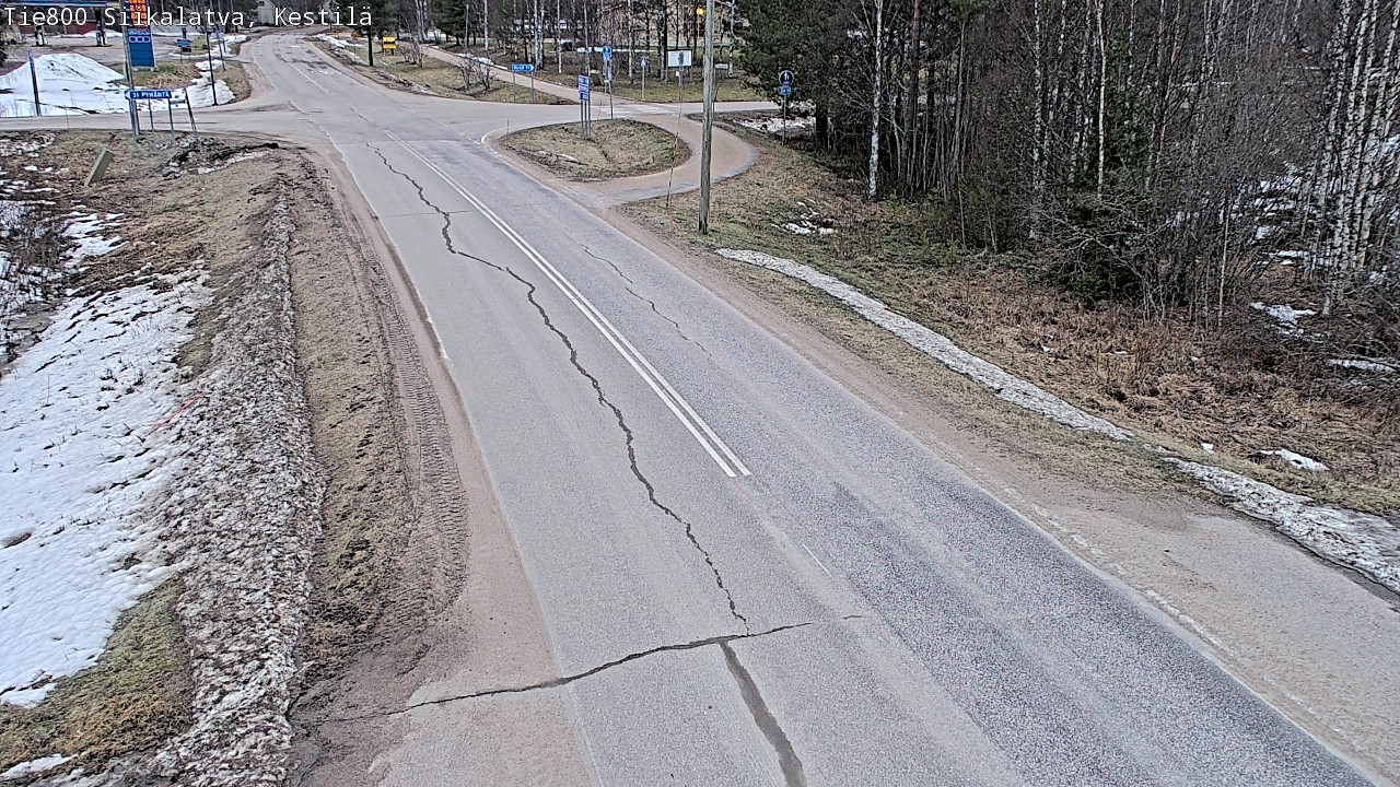 Weather Camera Image Väg 800 Siikalatva Kestilä, Siikalatva, Pohjois-Pohjanmaa