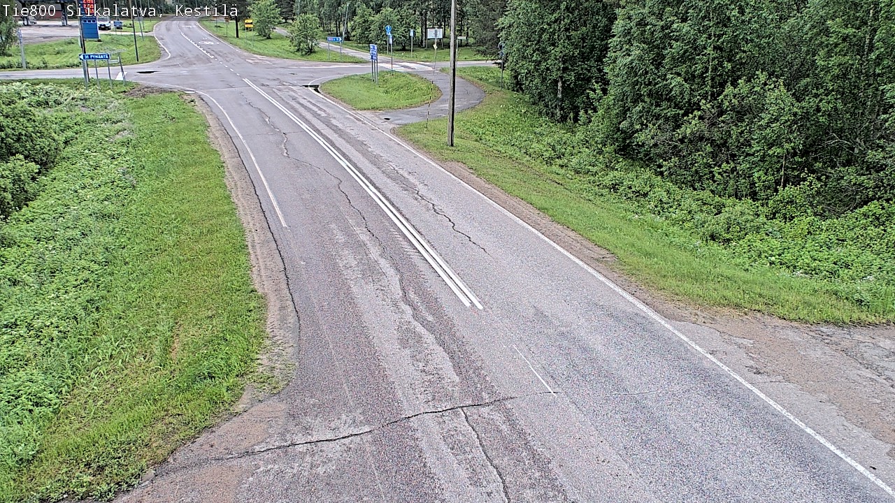 Weather Camera Image Road 800 Siikalatva Kestilä, Siikalatva, Pohjois-Pohjanmaa