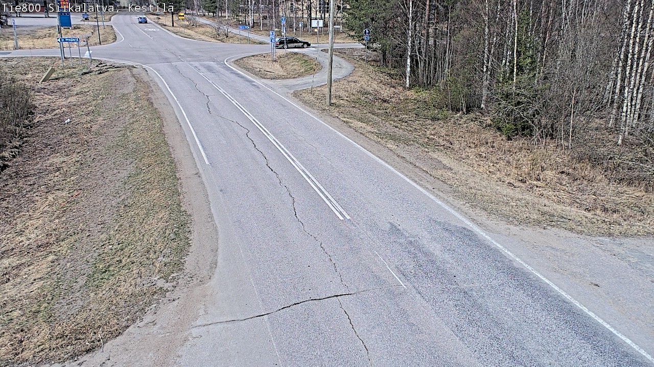 Weather Camera Image Road 800 Siikalatva Kestilä, Siikalatva, Pohjois-Pohjanmaa