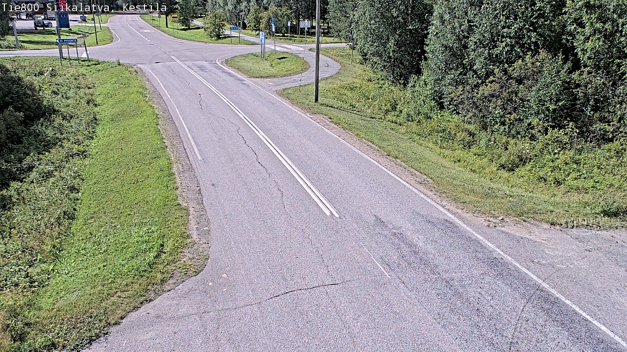 Weather Camera Image Väg 800 Siikalatva Kestilä, Siikalatva, Pohjois-Pohjanmaa