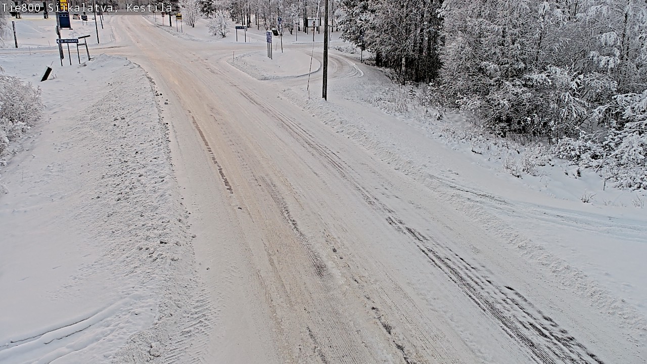 Weather Camera Image Road 800 Siikalatva Kestilä, Siikalatva, Pohjois-Pohjanmaa