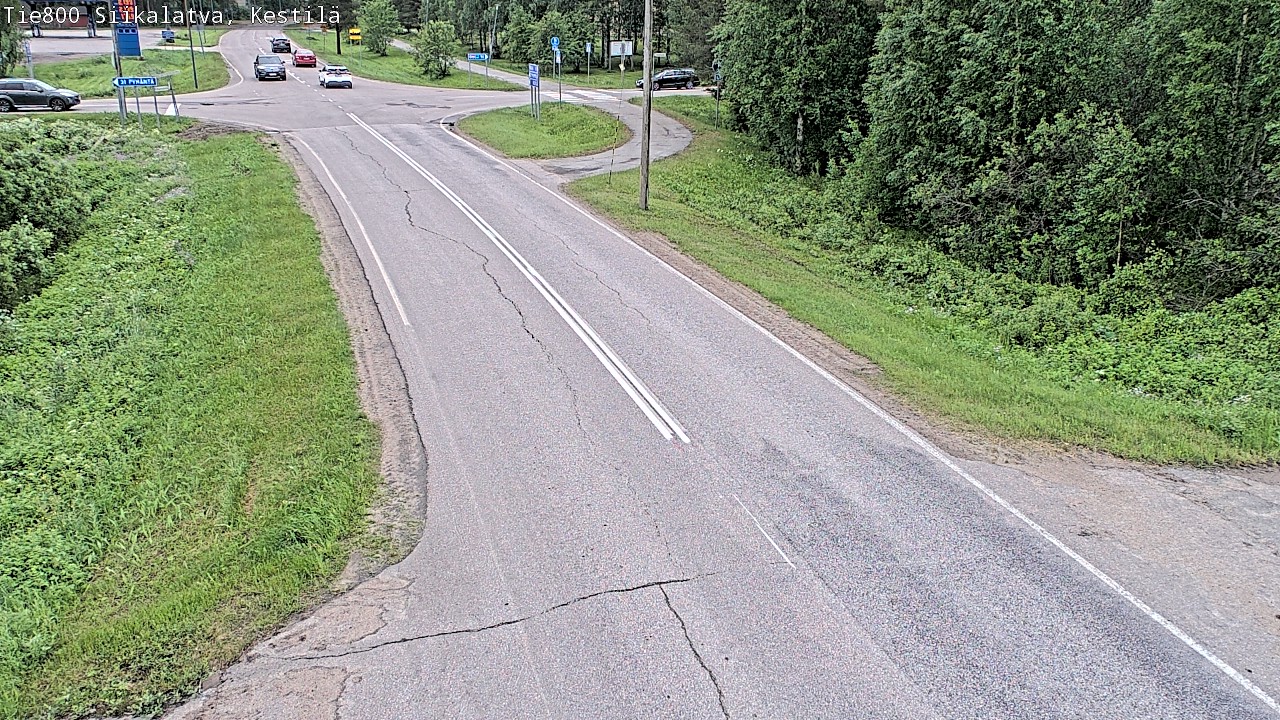 Weather Camera Image Road 800 Siikalatva Kestilä, Siikalatva, Pohjois-Pohjanmaa