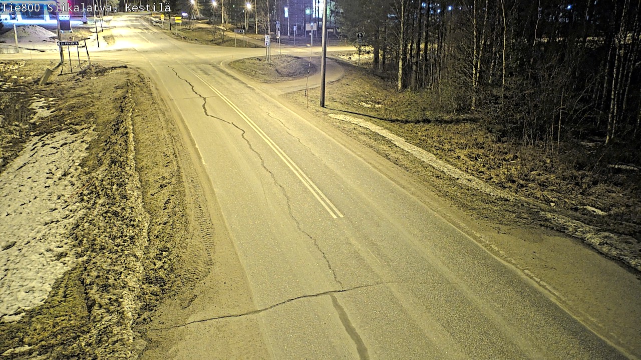 Weather Camera Image Road 800 Siikalatva Kestilä, Siikalatva, Pohjois-Pohjanmaa