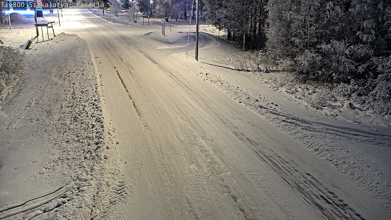 Weather Camera Image Road 800 Siikalatva Kestilä, Siikalatva, Pohjois-Pohjanmaa