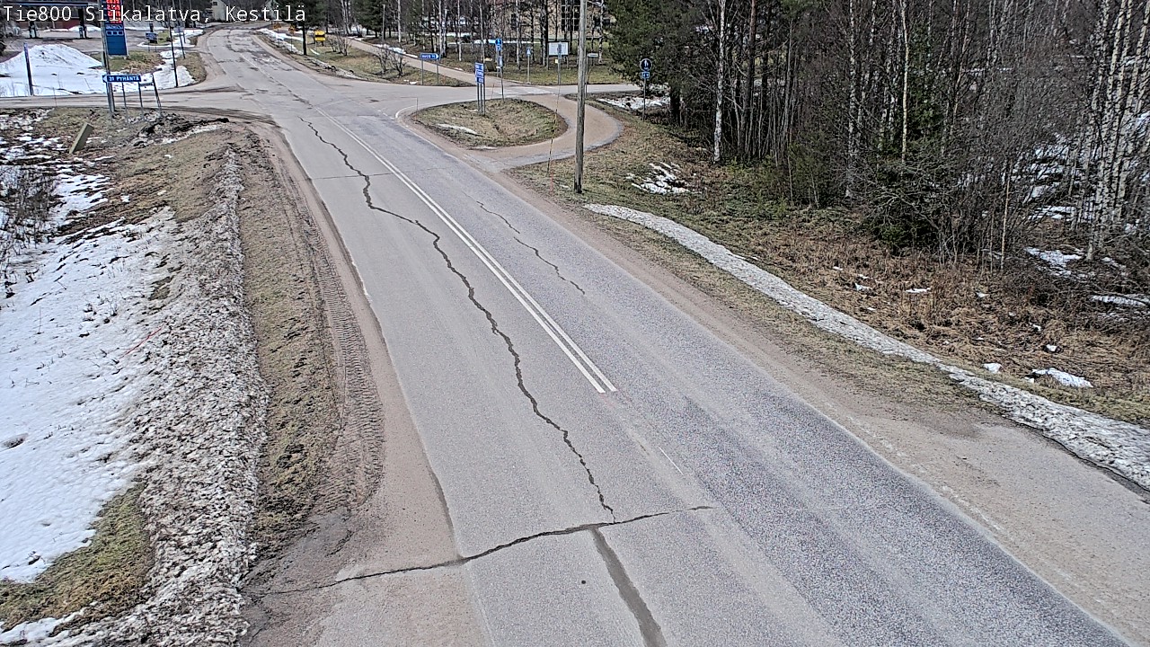 Weather Camera Image Väg 800 Siikalatva Kestilä, Siikalatva, Pohjois-Pohjanmaa
