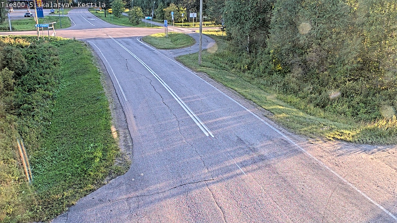 Weather Camera Image Väg 800 Siikalatva Kestilä, Siikalatva, Pohjois-Pohjanmaa