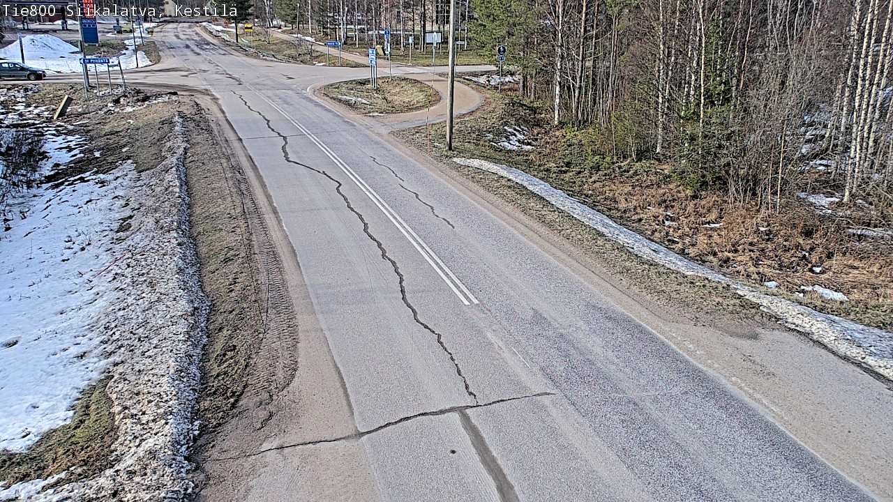 Weather Camera Image Väg 800 Siikalatva Kestilä, Siikalatva, Pohjois-Pohjanmaa