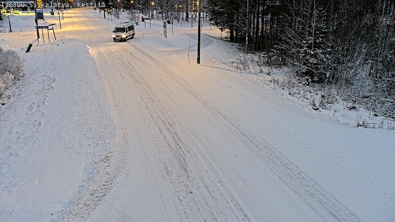 Weather Camera Image Väg 800 Siikalatva Kestilä, Siikalatva, Pohjois-Pohjanmaa