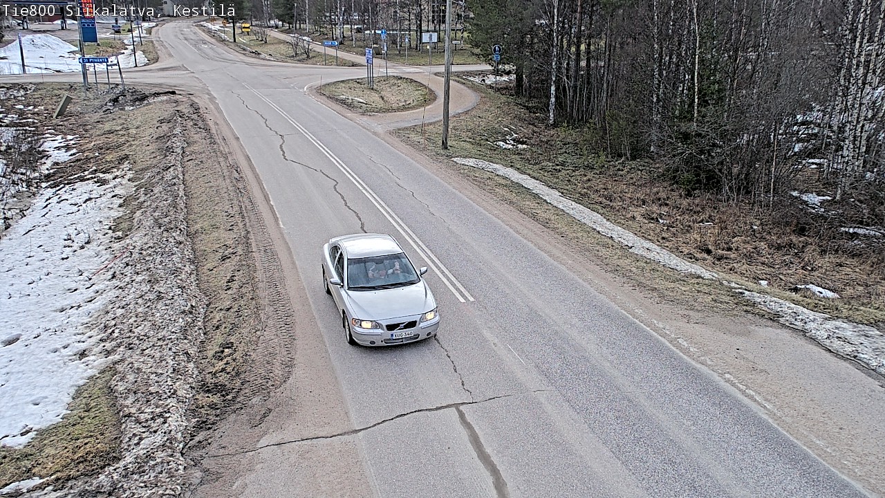 Weather Camera Image Väg 800 Siikalatva Kestilä, Siikalatva, Pohjois-Pohjanmaa