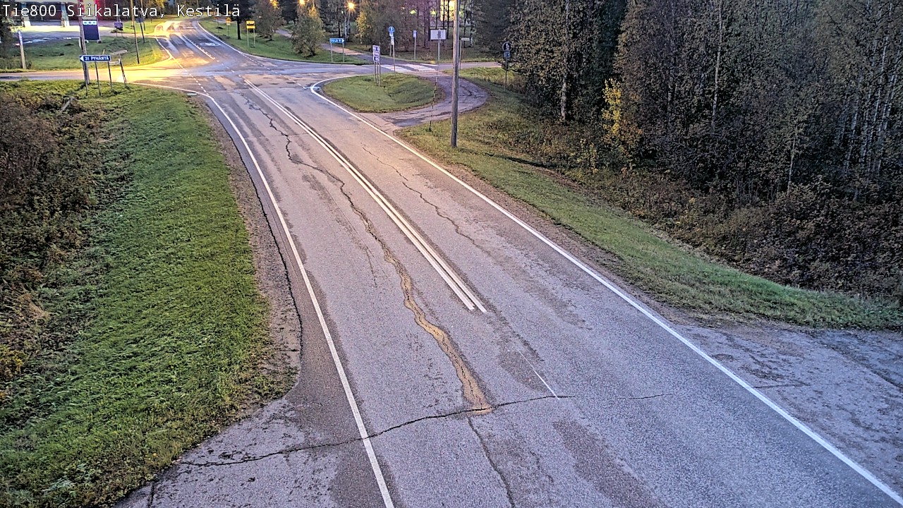 Weather Camera Image Road 800 Siikalatva Kestilä, Siikalatva, Pohjois-Pohjanmaa