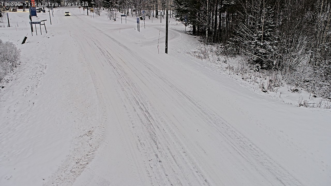 Weather Camera Image Väg 800 Siikalatva Kestilä, Siikalatva, Pohjois-Pohjanmaa