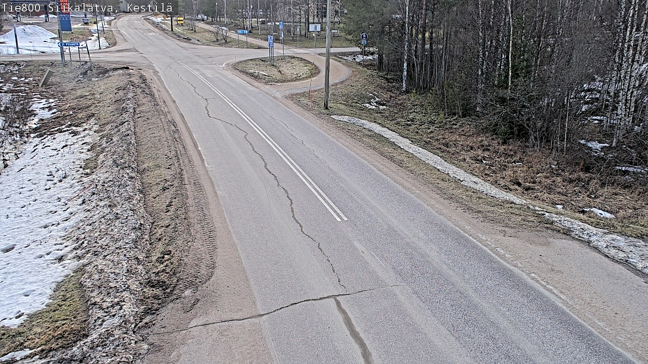 Weather Camera Image Väg 800 Siikalatva Kestilä, Siikalatva, Pohjois-Pohjanmaa
