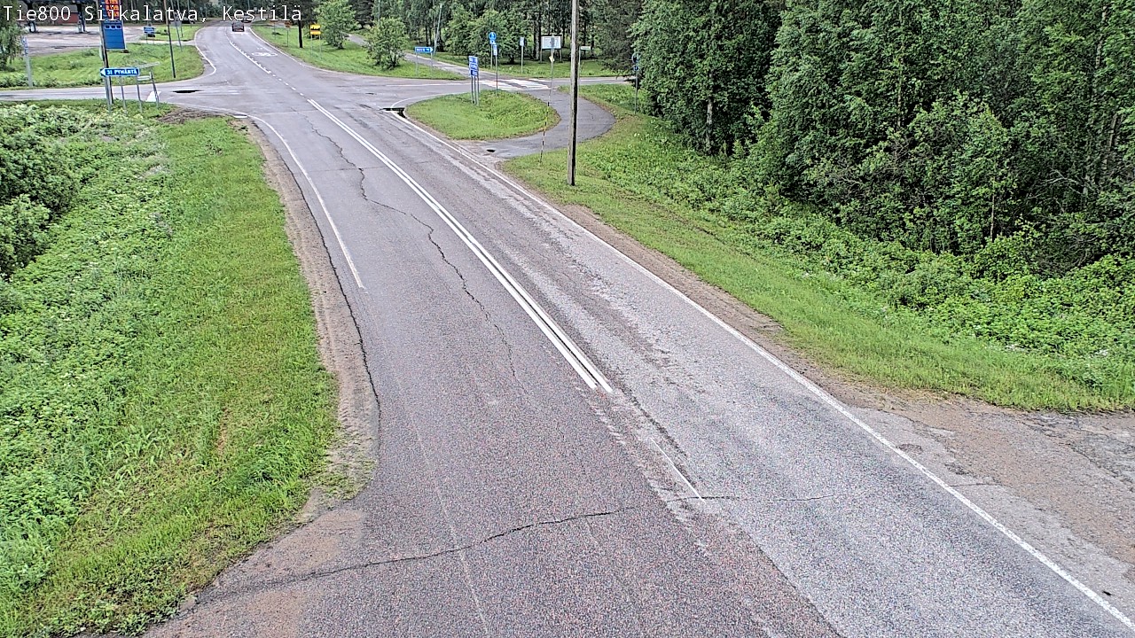 Weather Camera Image Road 800 Siikalatva Kestilä, Siikalatva, Pohjois-Pohjanmaa