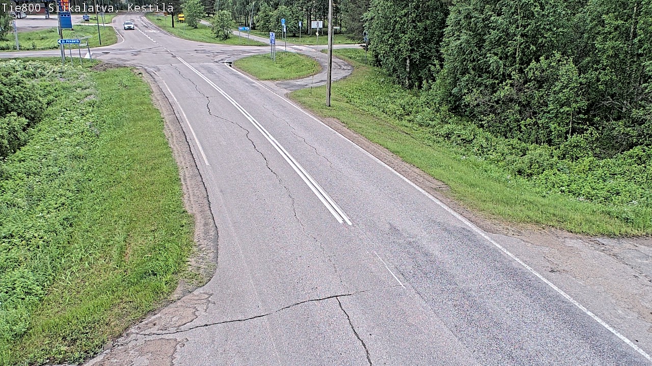 Weather Camera Image Road 800 Siikalatva Kestilä, Siikalatva, Pohjois-Pohjanmaa