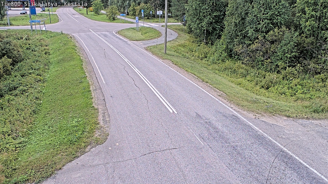 Weather Camera Image Road 800 Siikalatva Kestilä, Siikalatva, Pohjois-Pohjanmaa