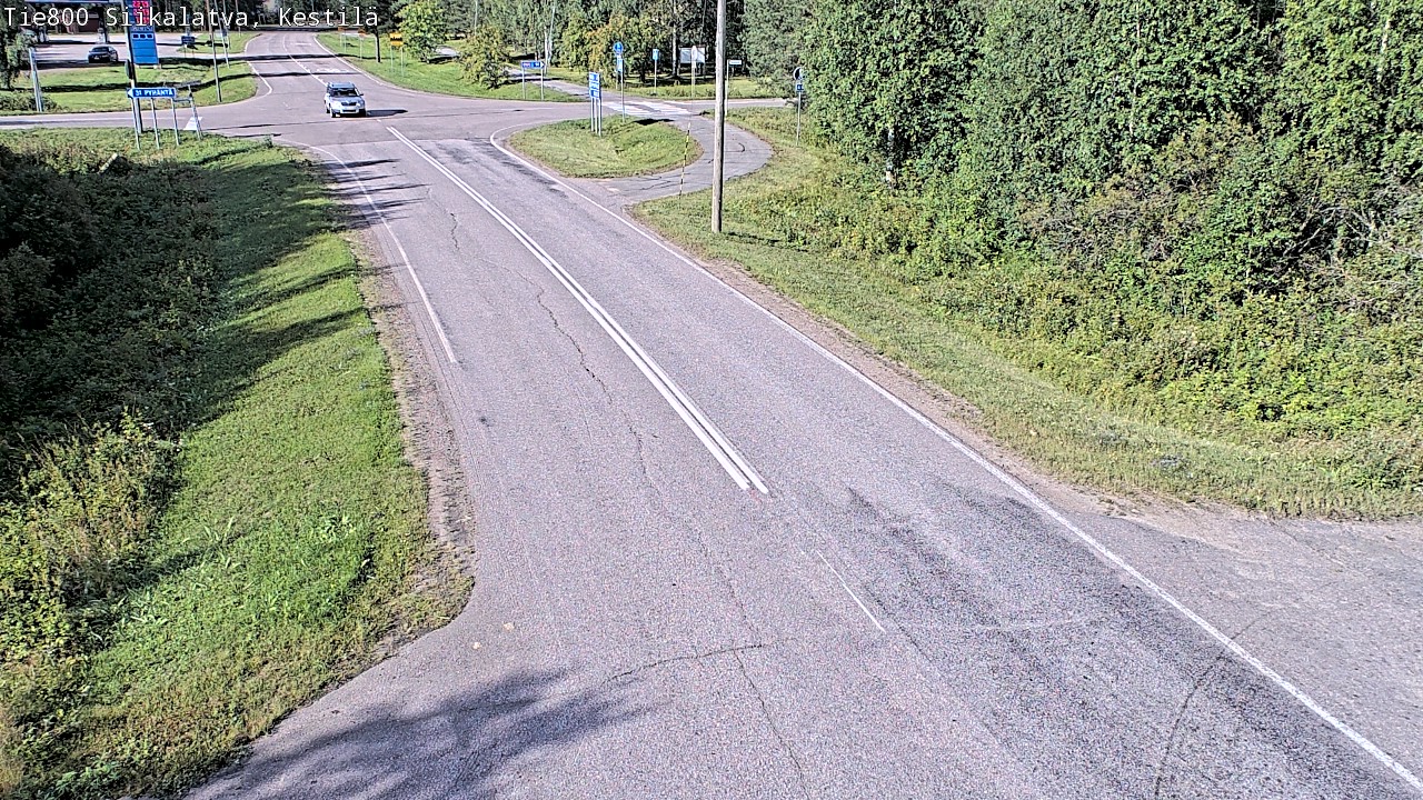 Weather Camera Image Väg 800 Siikalatva Kestilä, Siikalatva, Pohjois-Pohjanmaa
