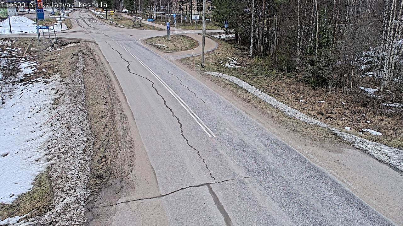 Weather Camera Image Väg 800 Siikalatva Kestilä, Siikalatva, Pohjois-Pohjanmaa