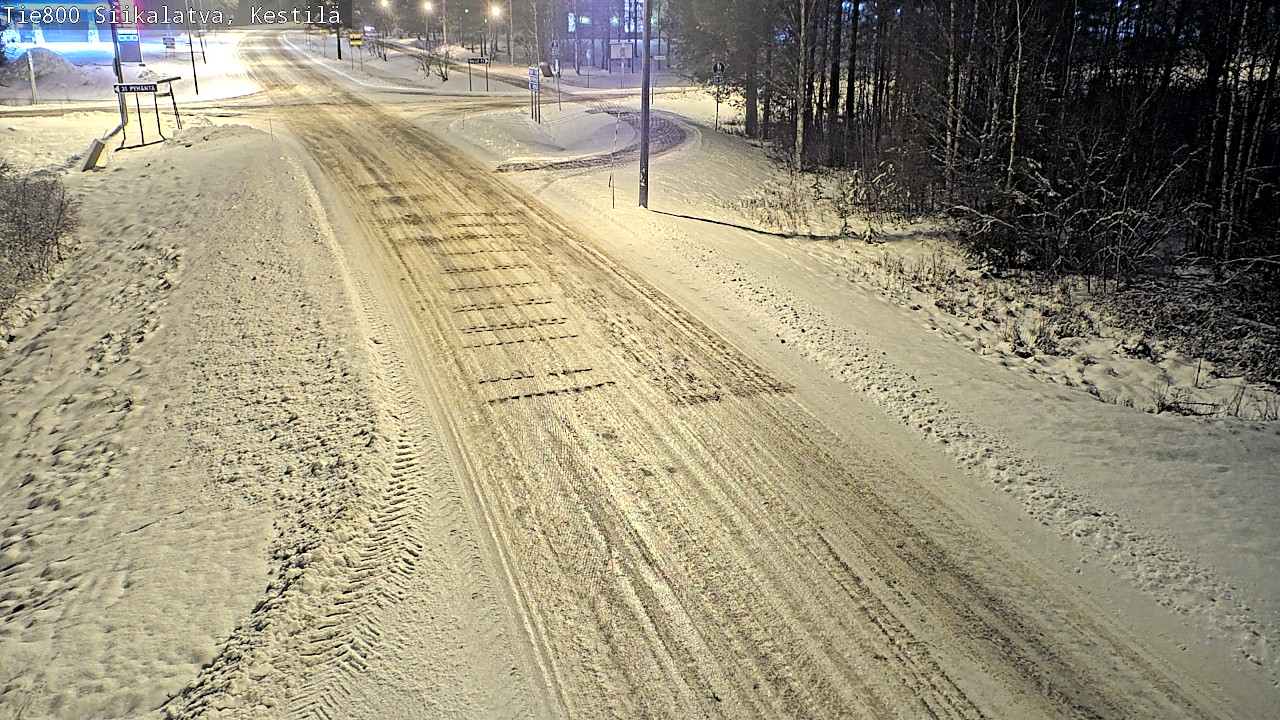 Weather Camera Image Väg 800 Siikalatva Kestilä, Siikalatva, Pohjois-Pohjanmaa