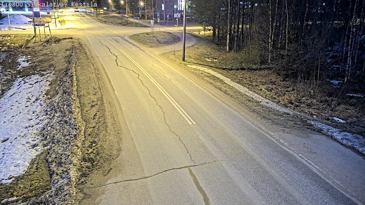 Weather Camera Image Väg 800 Siikalatva Kestilä, Siikalatva, Pohjois-Pohjanmaa