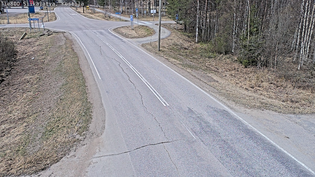 Weather Camera Image Road 800 Siikalatva Kestilä, Siikalatva, Pohjois-Pohjanmaa