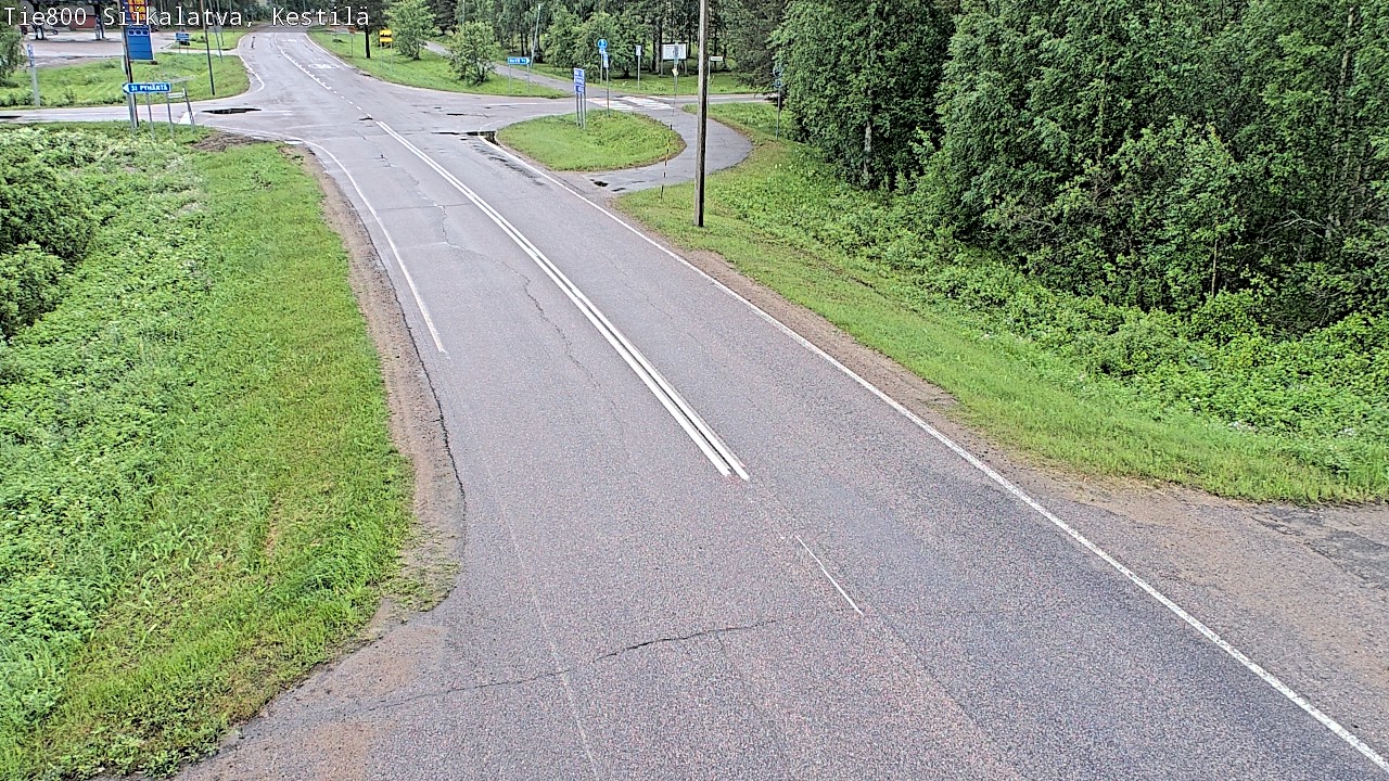 Weather Camera Image Road 800 Siikalatva Kestilä, Siikalatva, Pohjois-Pohjanmaa
