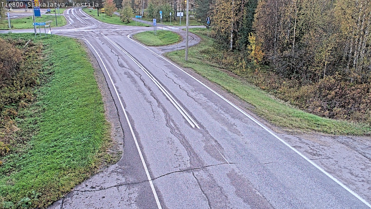 Weather Camera Image Road 800 Siikalatva Kestilä, Siikalatva, Pohjois-Pohjanmaa