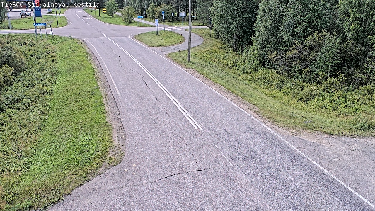 Weather Camera Image Väg 800 Siikalatva Kestilä, Siikalatva, Pohjois-Pohjanmaa