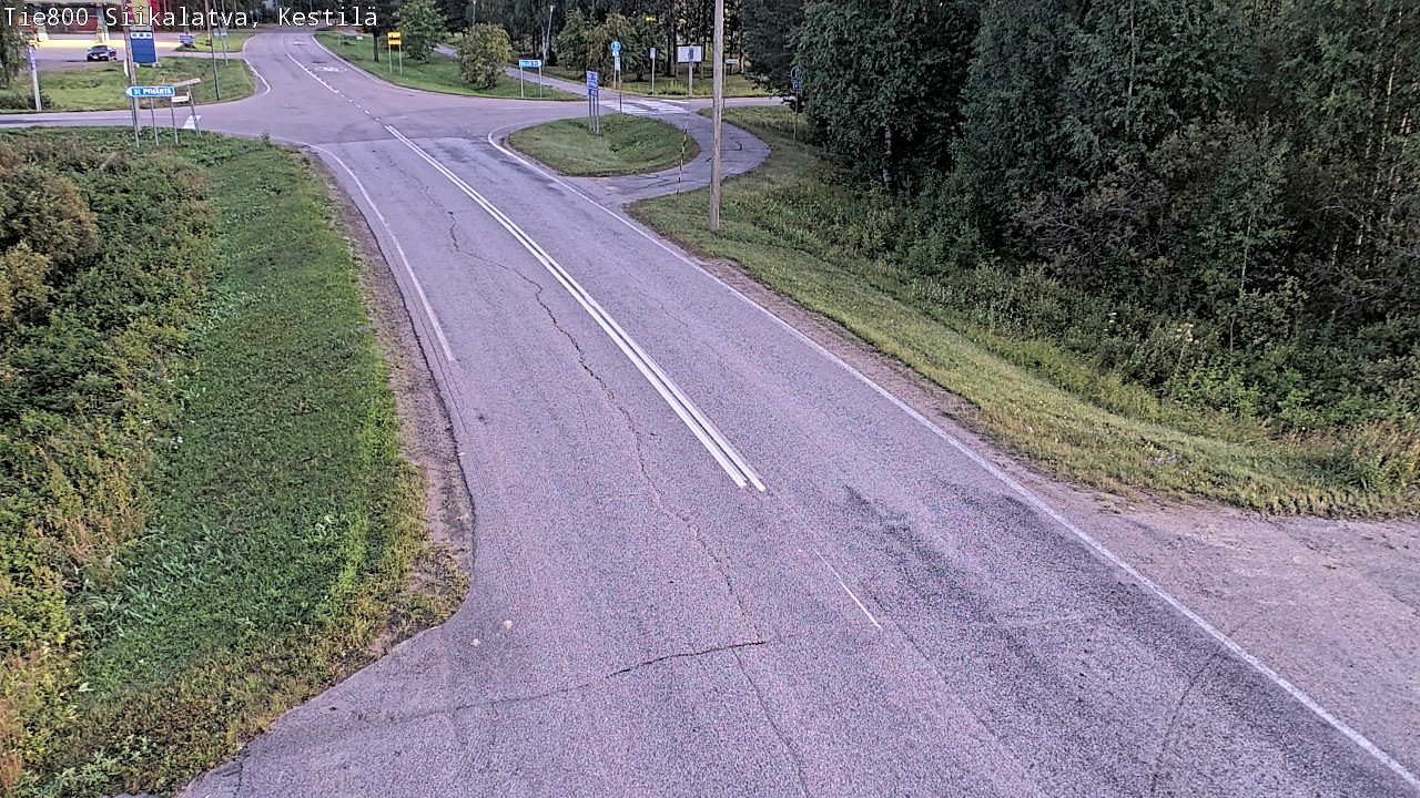 Weather Camera Image Väg 800 Siikalatva Kestilä, Siikalatva, Pohjois-Pohjanmaa