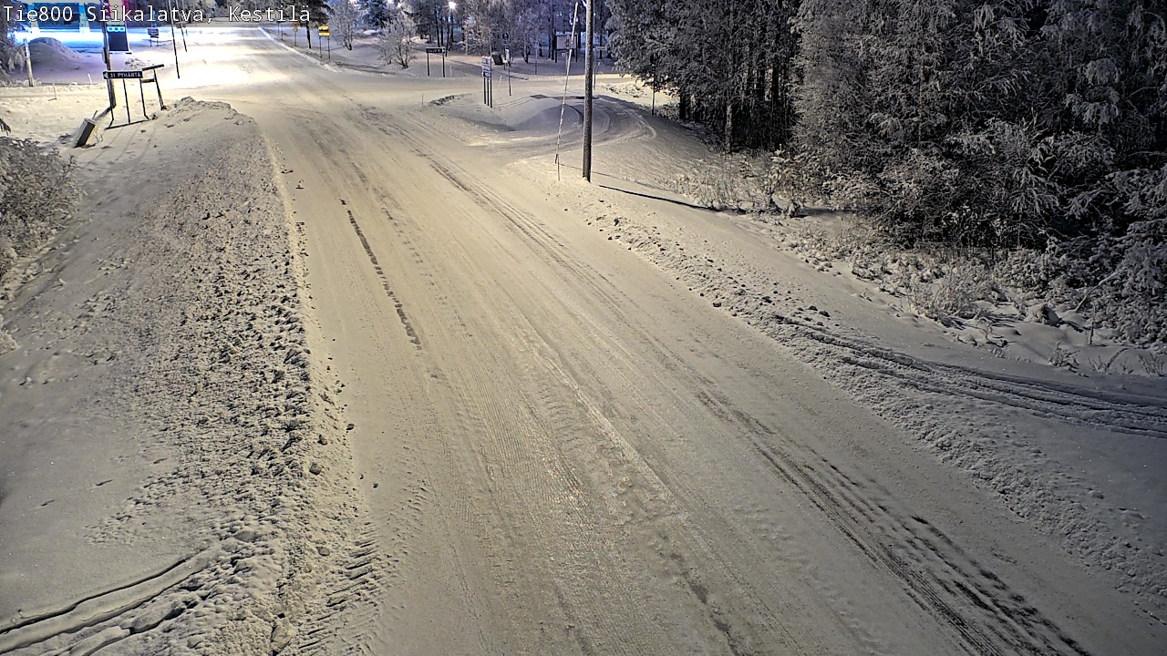 Weather Camera Image Road 800 Siikalatva Kestilä, Siikalatva, Pohjois-Pohjanmaa