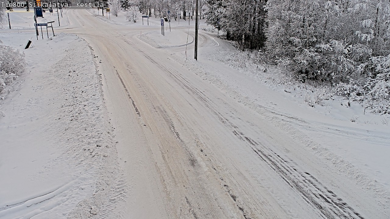 Weather Camera Image Road 800 Siikalatva Kestilä, Siikalatva, Pohjois-Pohjanmaa