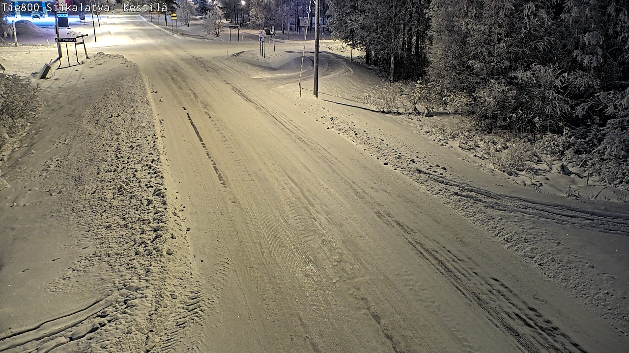 Weather Camera Image Road 800 Siikalatva Kestilä, Siikalatva, Pohjois-Pohjanmaa