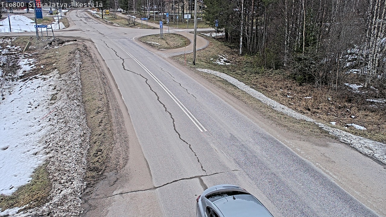 Weather Camera Image Väg 800 Siikalatva Kestilä, Siikalatva, Pohjois-Pohjanmaa