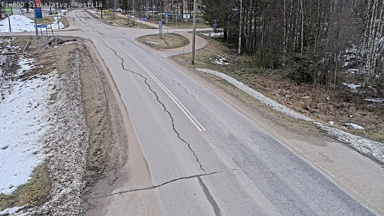 Weather Camera Image Väg 800 Siikalatva Kestilä, Siikalatva, Pohjois-Pohjanmaa