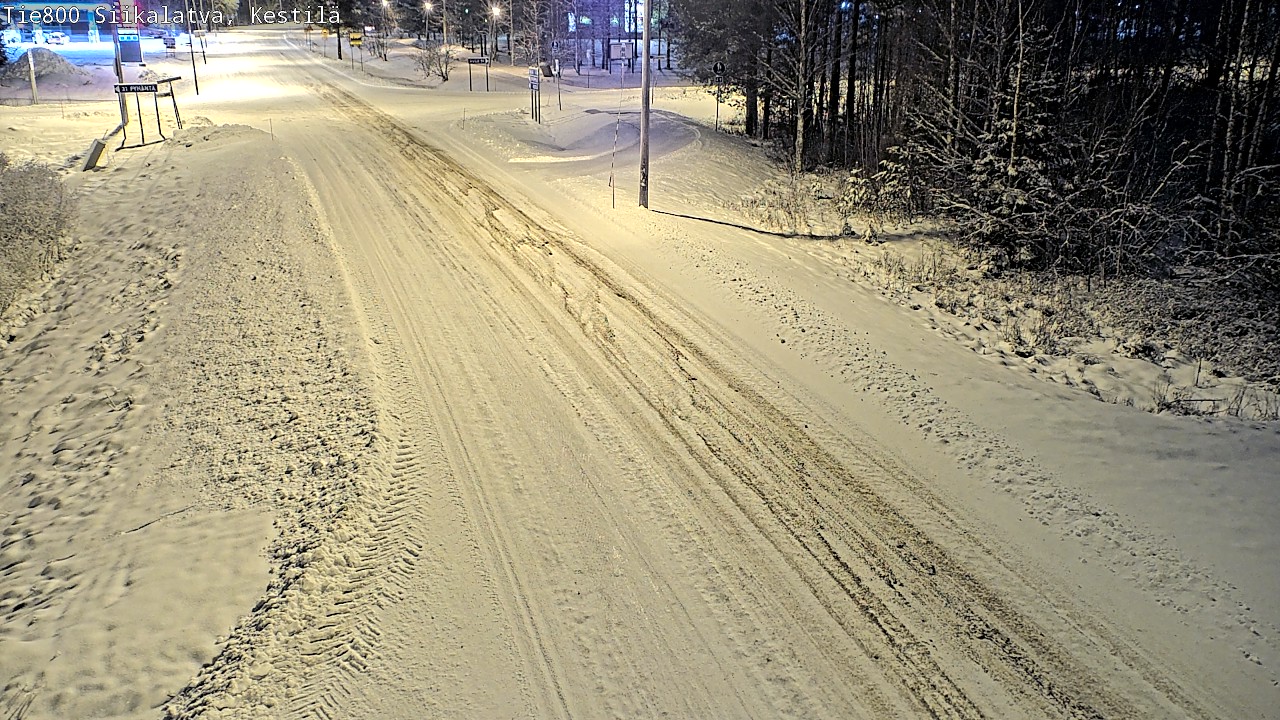 Weather Camera Image Väg 800 Siikalatva Kestilä, Siikalatva, Pohjois-Pohjanmaa