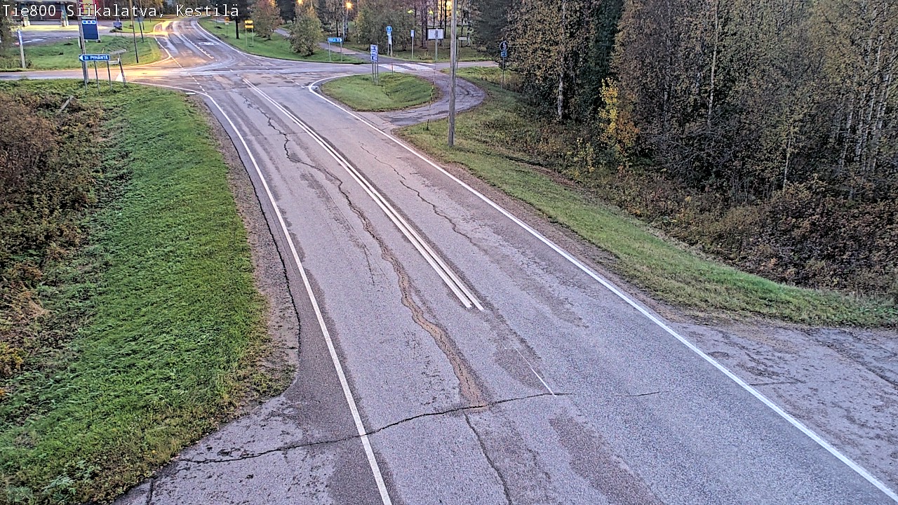 Weather Camera Image Road 800 Siikalatva Kestilä, Siikalatva, Pohjois-Pohjanmaa