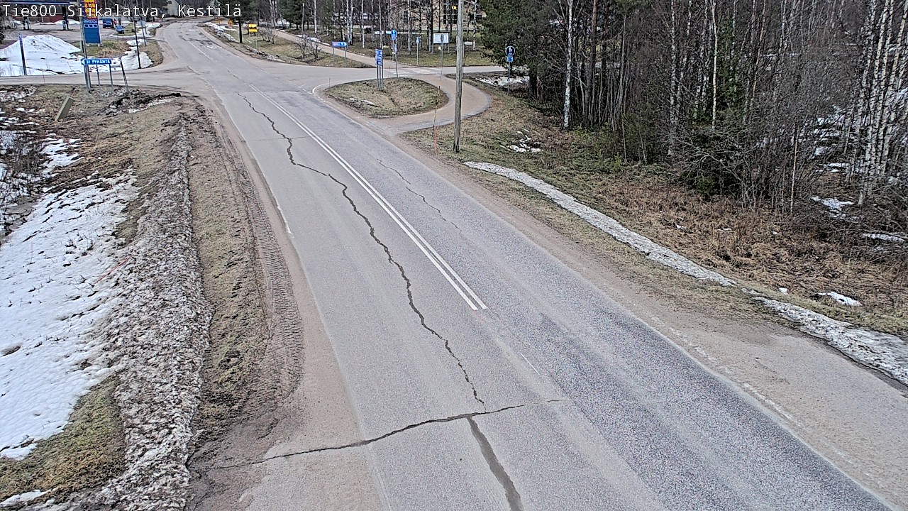 Weather Camera Image Väg 800 Siikalatva Kestilä, Siikalatva, Pohjois-Pohjanmaa
