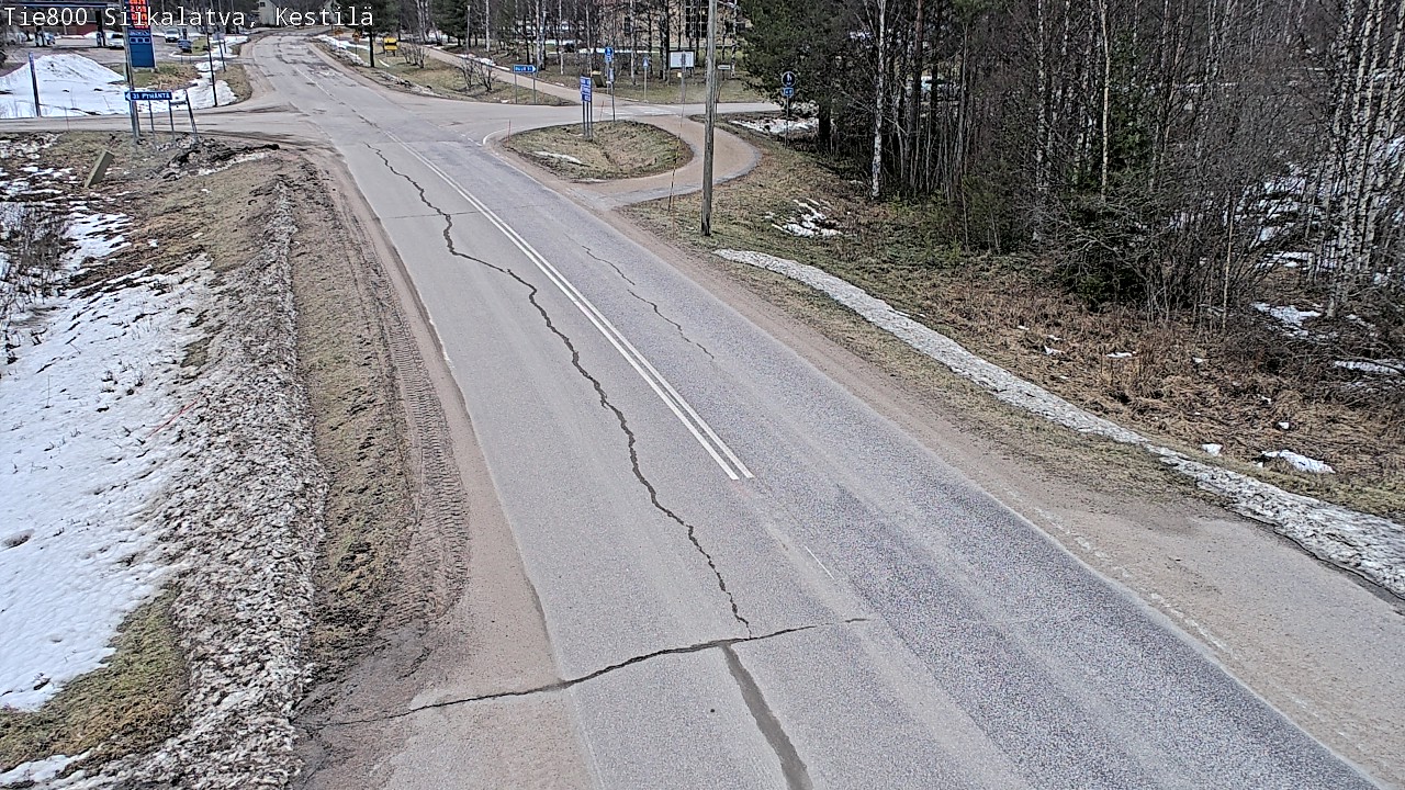Weather Camera Image Väg 800 Siikalatva Kestilä, Siikalatva, Pohjois-Pohjanmaa