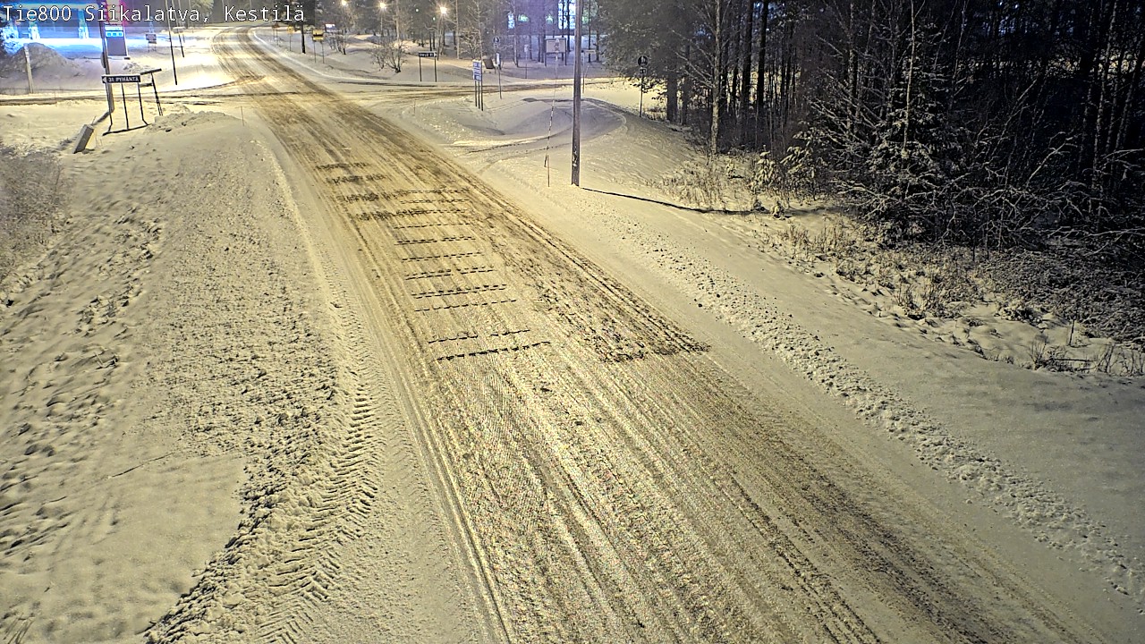 Weather Camera Image Väg 800 Siikalatva Kestilä, Siikalatva, Pohjois-Pohjanmaa