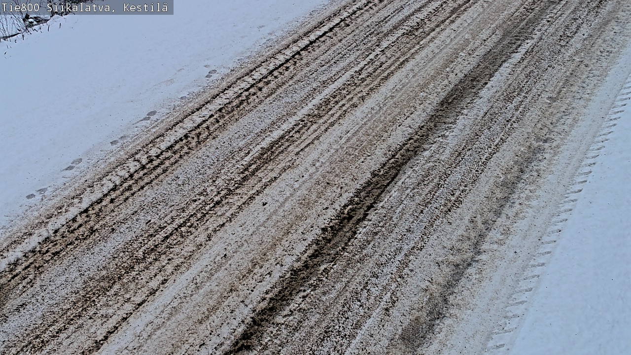 Weather Camera Image Väg 800 Siikalatva Kestilä, Siikalatva, Pohjois-Pohjanmaa