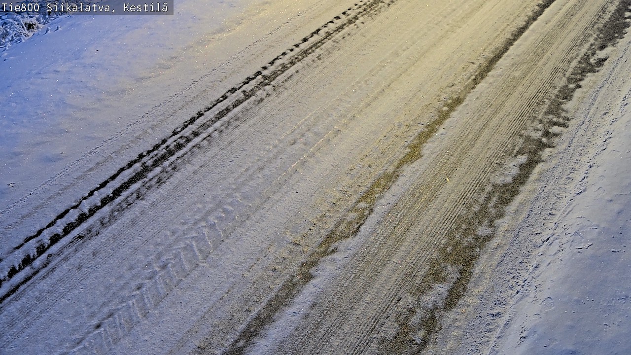 Weather Camera Image Väg 800 Siikalatva Kestilä, Siikalatva, Pohjois-Pohjanmaa