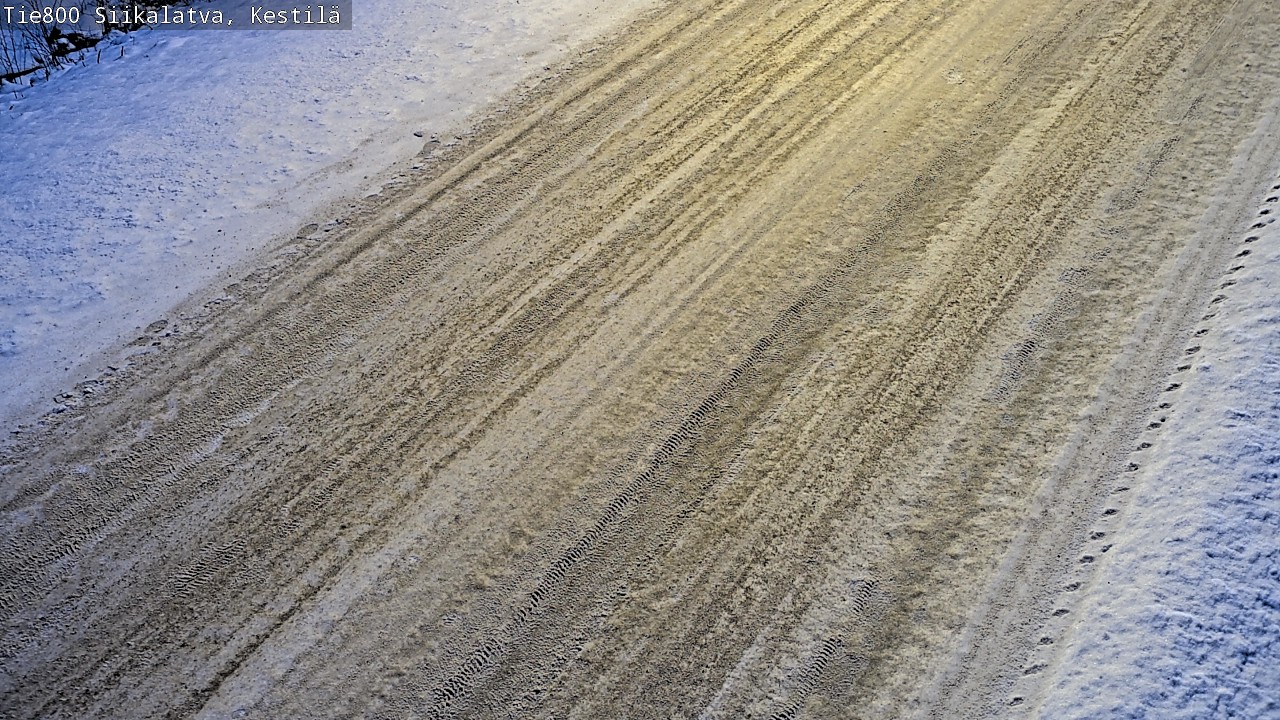 Weather Camera Image Väg 800 Siikalatva Kestilä, Siikalatva, Pohjois-Pohjanmaa