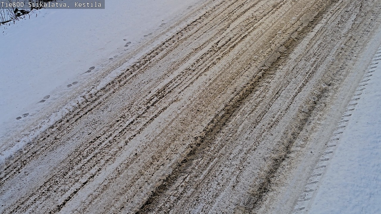 Weather Camera Image Väg 800 Siikalatva Kestilä, Siikalatva, Pohjois-Pohjanmaa