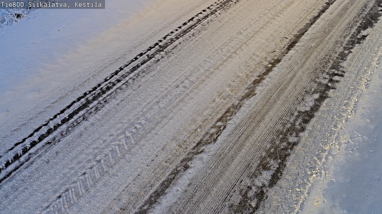 Weather Camera Image Väg 800 Siikalatva Kestilä, Siikalatva, Pohjois-Pohjanmaa