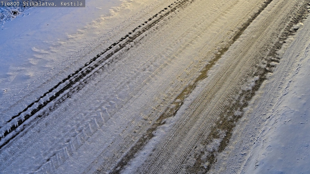 Weather Camera Image Väg 800 Siikalatva Kestilä, Siikalatva, Pohjois-Pohjanmaa