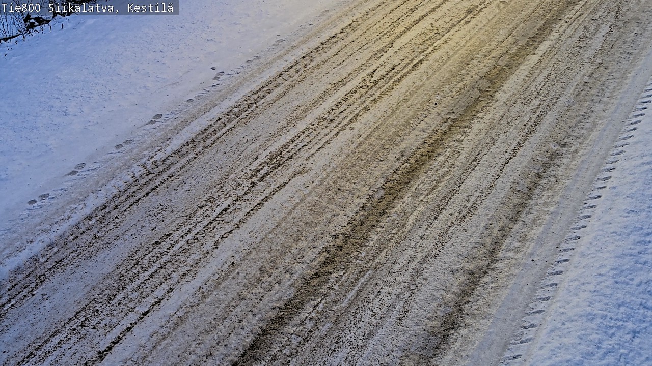 Weather Camera Image Väg 800 Siikalatva Kestilä, Siikalatva, Pohjois-Pohjanmaa