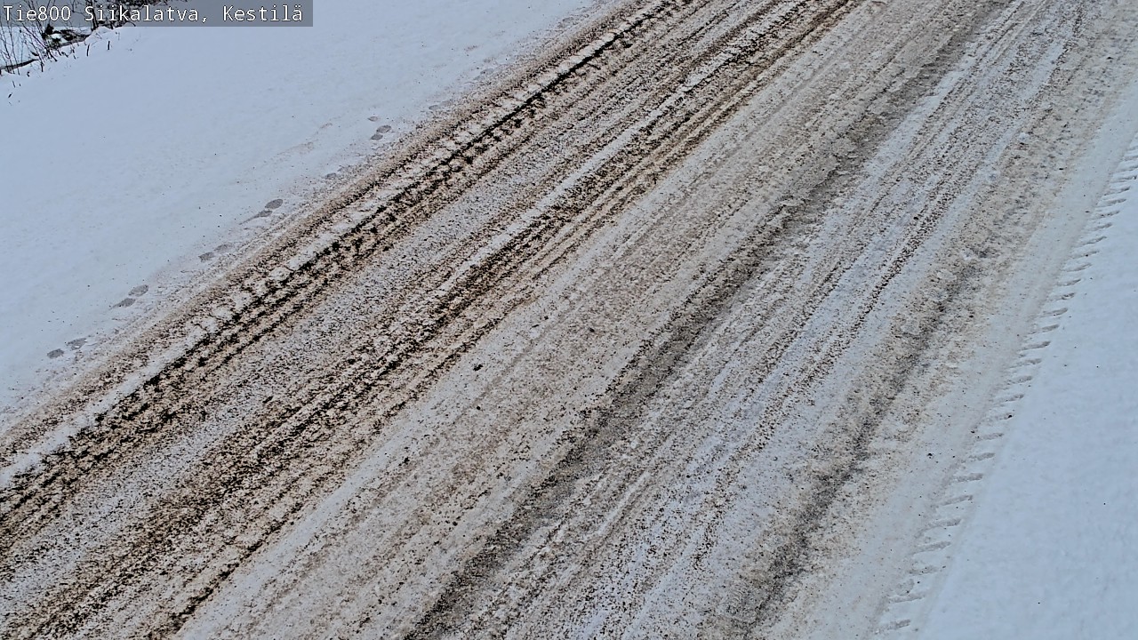 Weather Camera Image Väg 800 Siikalatva Kestilä, Siikalatva, Pohjois-Pohjanmaa
