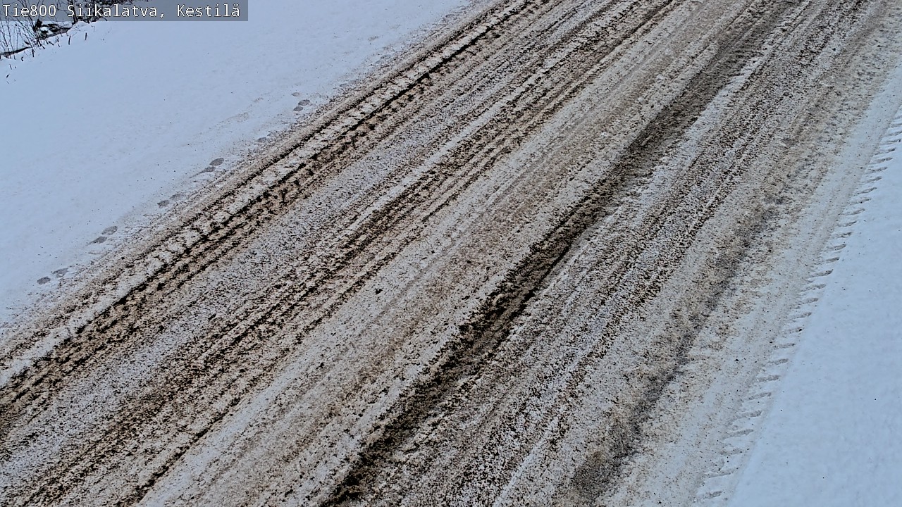 Weather Camera Image Väg 800 Siikalatva Kestilä, Siikalatva, Pohjois-Pohjanmaa